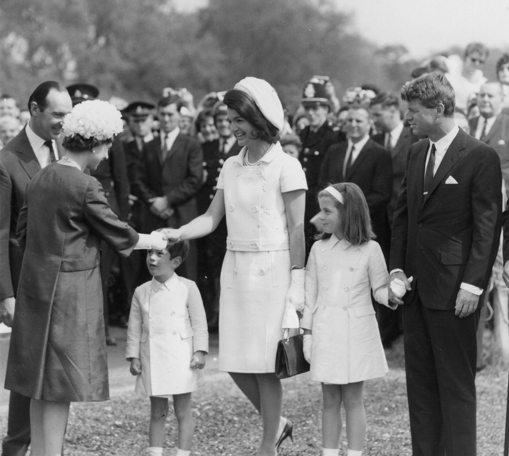 Jacqueline Kennedy, Caroline Kennedy, John F. Kennedy Jr., Robert Kennedy, Queen Elizabeth II